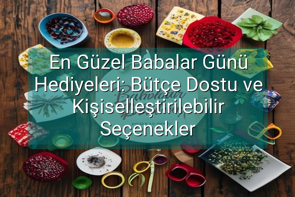 En Güzel Babalar Günü Hediyeleri: Bütçe Dostu ve Kişiselleştirilebilir Seçenekler